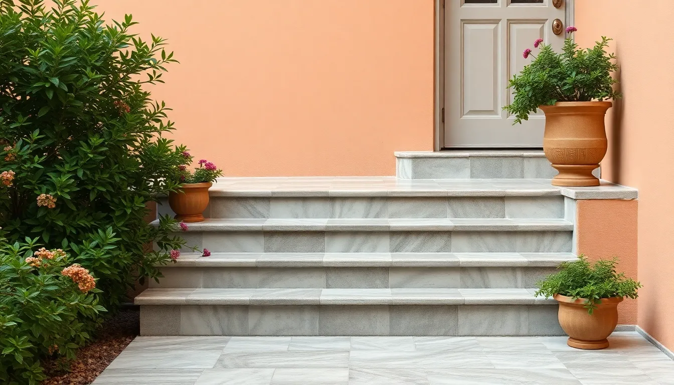 Как правильно облицевать ступени керамогранитом