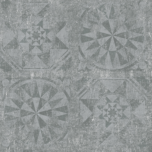 Керамогранит Stone Cement Decor Dark Grey (Стоун Цемент Декор темно-серый) 600х600 структурный