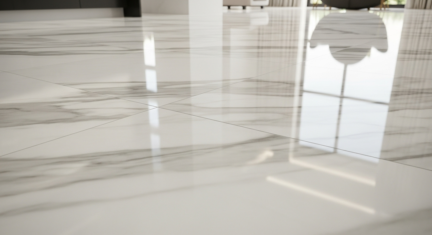 Керамогранит под мрамор в интерьере, особенности применения