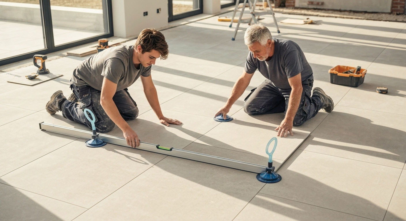 Керамогранит 1600х800 - особенности и укладка