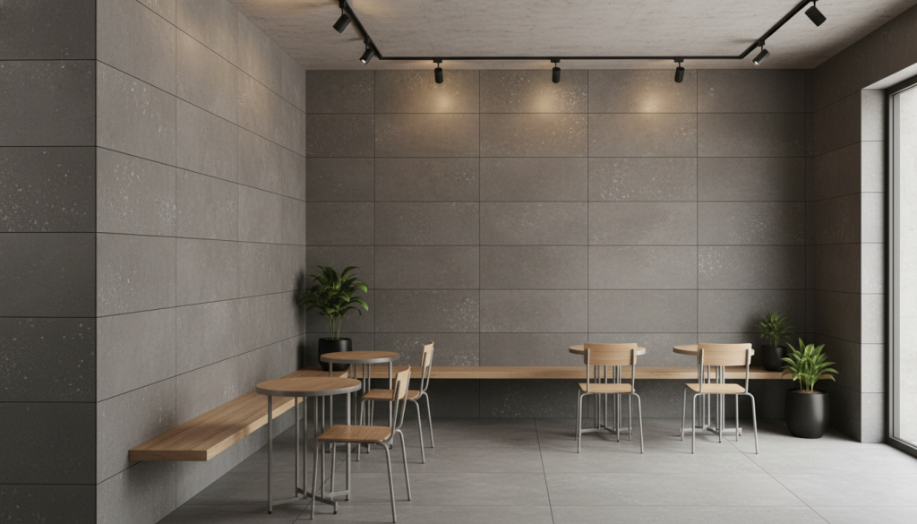 Стены керамогранит