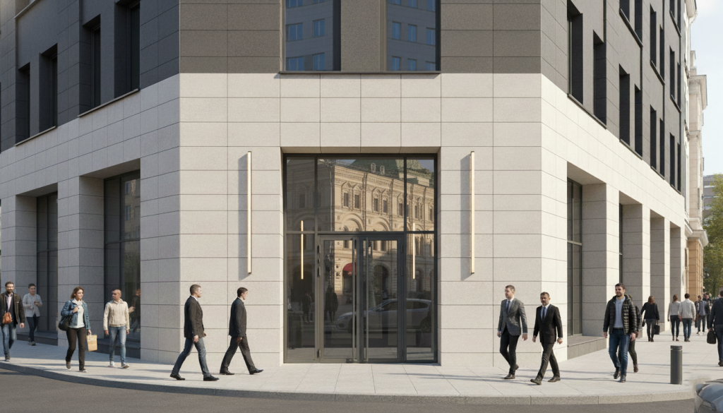 Здание отделка