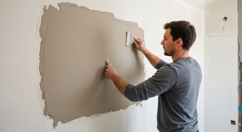 Монтаж плитки на стены