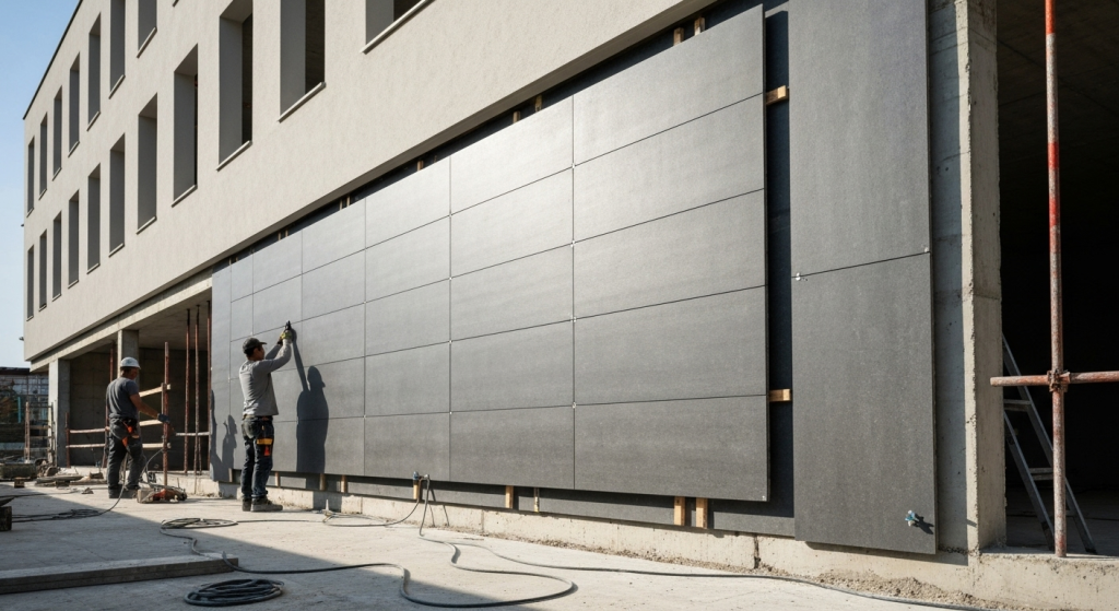 Монтаж керамогранита