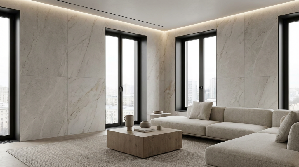 Интерьер в керамограните