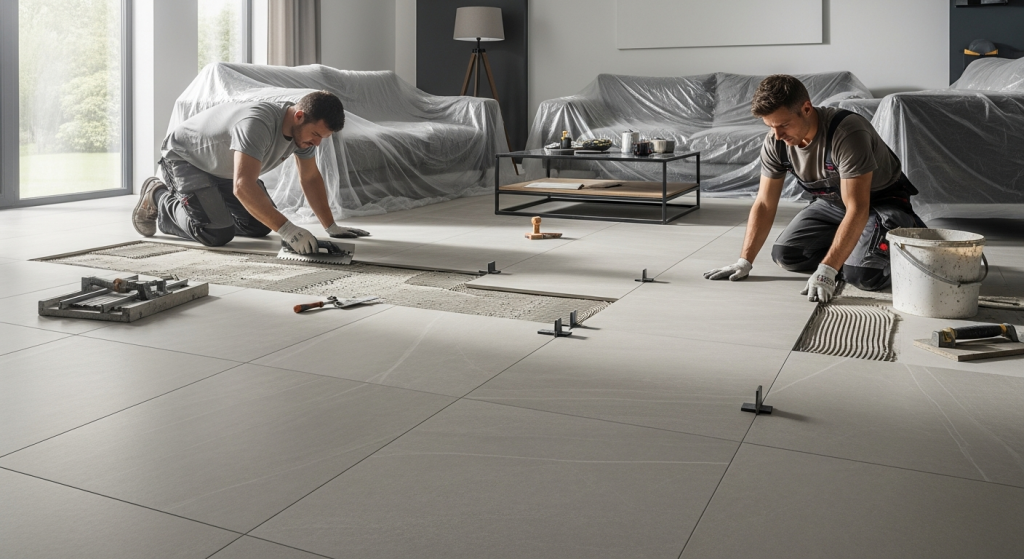 Кладка на пол