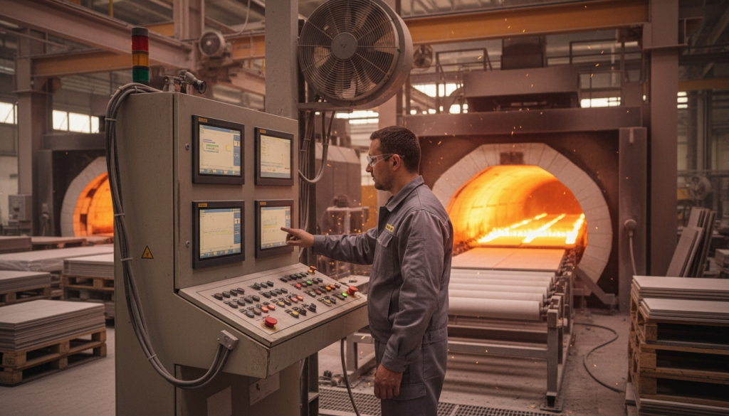 Обжиг плитки