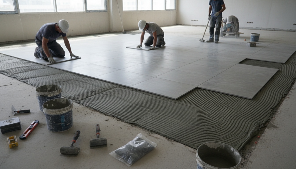 Укладка керамогранита