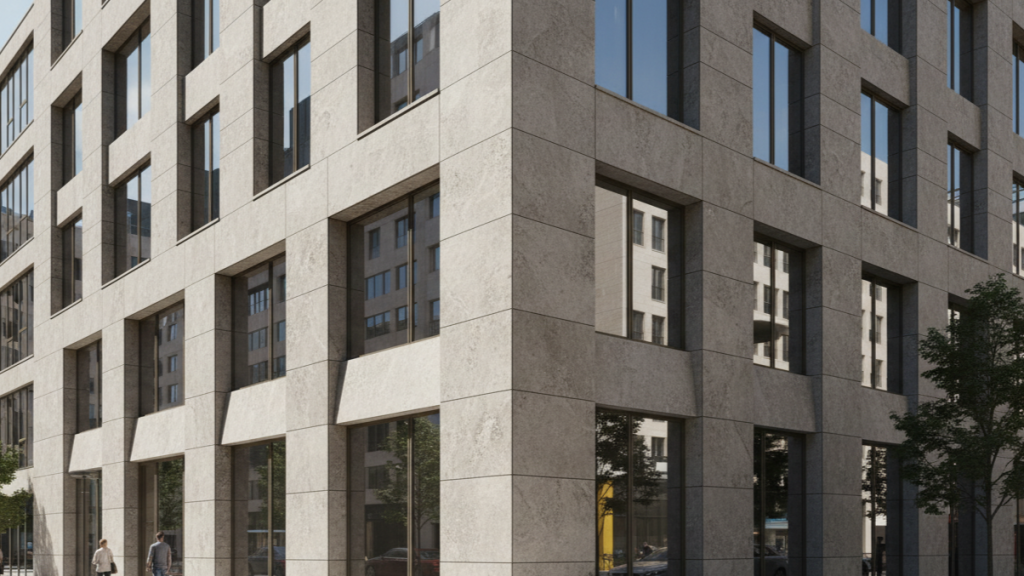 Фасад в керамограните