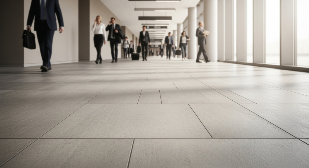 Керамогранит на полу