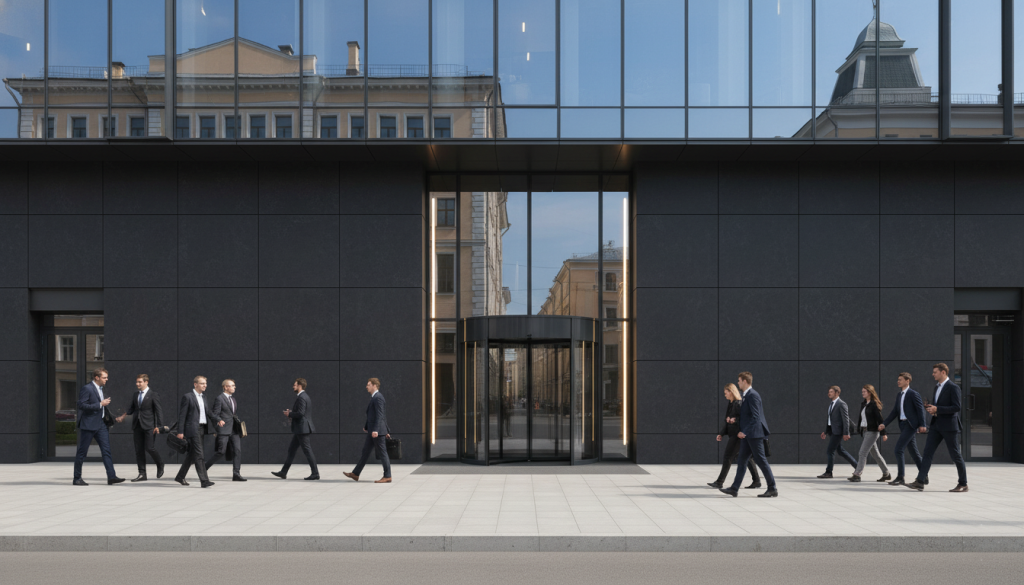 Керамогранит на фасаде