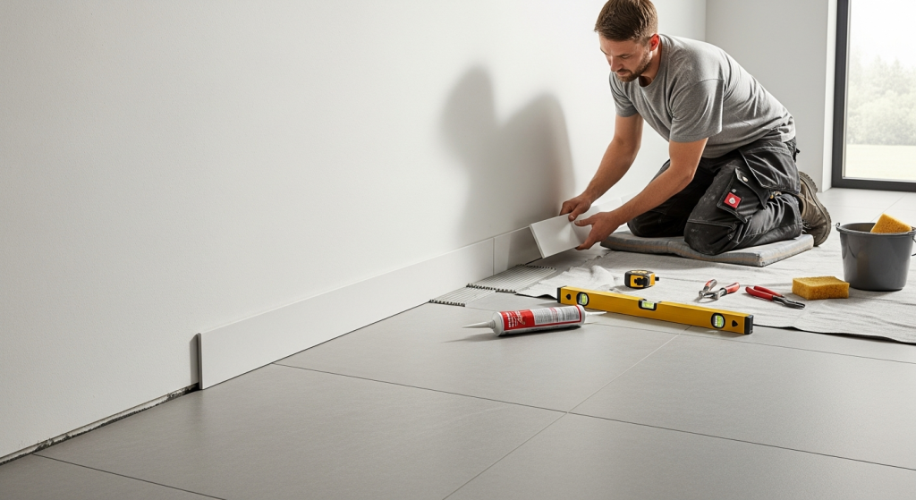 Установка плинтуса