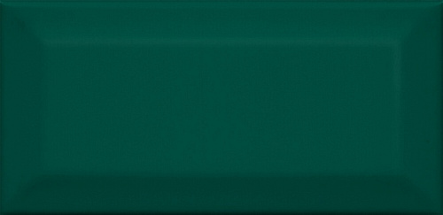 16058 Плитка настенная Клемансо зелёная грань глянцевая 150х74х9,2