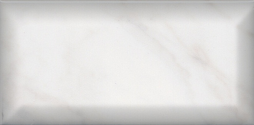 16073 Плитка настенная Фрагонар белая грань глянцевая 150х74х9,2