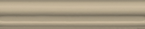 BLD034 Бордюр Багет Клемансо бежевый темный глянцевый 150х30х16