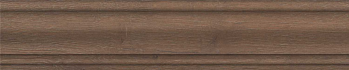 Плинтус Тровазо коричневый матовый 39,8х8