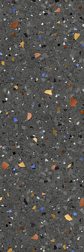 Керамическая плитка Керамин Мари Эрми 1Д темно-серая 750х250 матовая