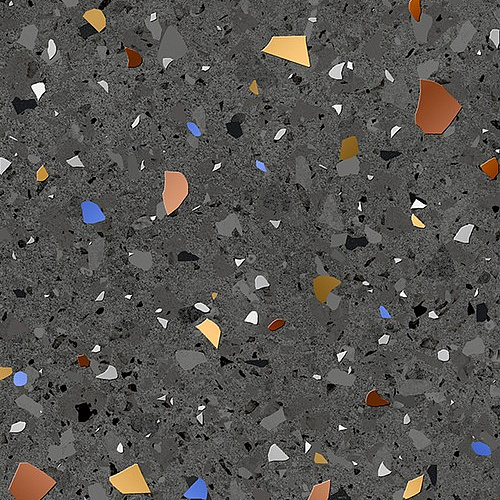 Керамическая плитка Керамин Мари Эрми 1Д темно-серая 750х250 матовая