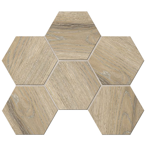 Мозаика DA02 Hexagon Daintree Rusty Beige 285x250 неполированная
