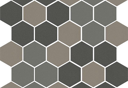 Керамогранит Kerama Marazzi Агуста черный 298х297х6,9 матовая мозаичная