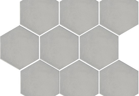 SG1003N Декор мозаичный Тюрен серый матовый из 9 частей 120х104 372х306х7