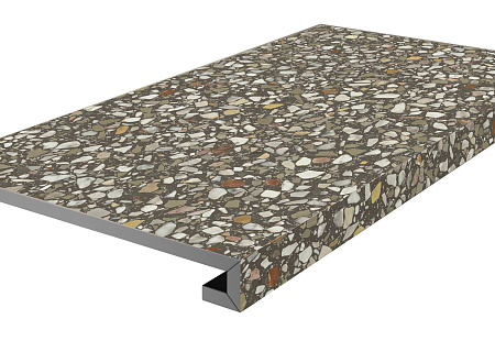 Керамогранит Kerama Marazzi Керамогранит Бричиола коричневый 595x330 Матовая