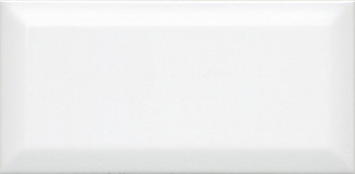 19040 Плитка настенная Бланше белый грань глянцевый 200х99х9,2