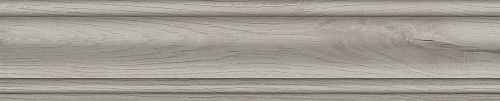 Плинтус Тровазо серый светлый матовый 39,8х8