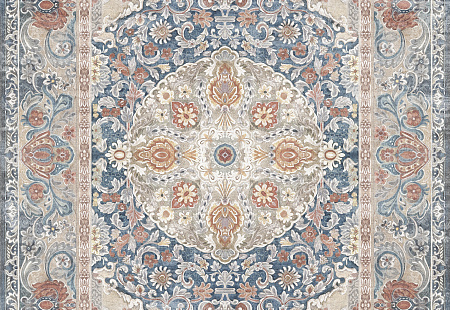 Керамогранит Kerama Marazzi Tapis Kerama Marazzi Керамические ковры коричневый бежевый синий 2385x1195x9 матовая