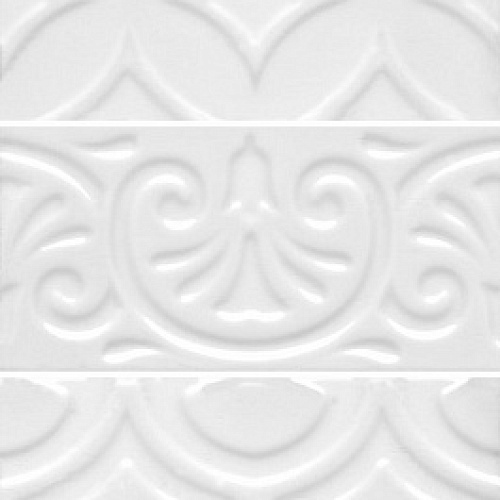 16017 Плитка настенная Авеллино белая структура miх глянцевая 150х74х8,2