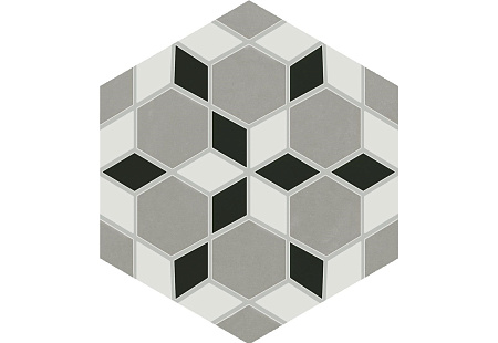 Керамогранит Kerama Marazzi Кальсада черный 120х104х7 матовая мозаичная