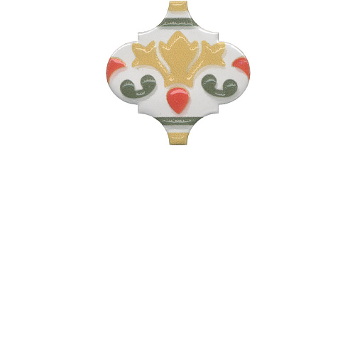 OS\A28\65000 Декор Арабески Майолика орнамент глянцевый 65х65х7