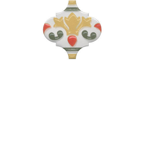 OS\A28\65000 Декор Арабески Майолика орнамент глянцевый 65х65х7