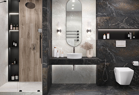 Керамогранит Laparet Керамогранит Blaze Nero