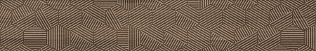 Керамогранит Вуд Классик Декор темно-коричневый 1200x195 мягкое лаппатирование