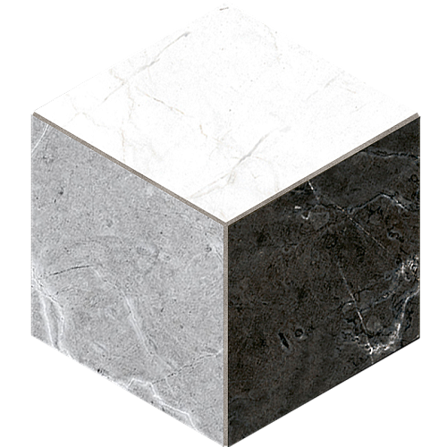 Мозаика VS01/VS02/VS03 Cube Vision White 290x250 неполированная