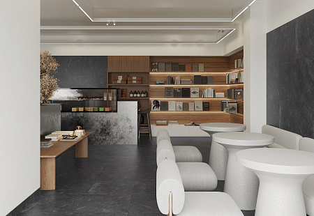 Керамогранит Laparet Керамогранит Rocky Black PRO