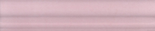 BLD018 Плитка настенная Бордюр Багет Мурано розовая глянцевая 150х74х6,9