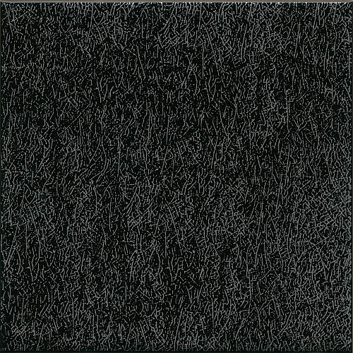 HGD\B576\5292 Декор Барберино 6 чёрный глянцевый 200х200х6,9