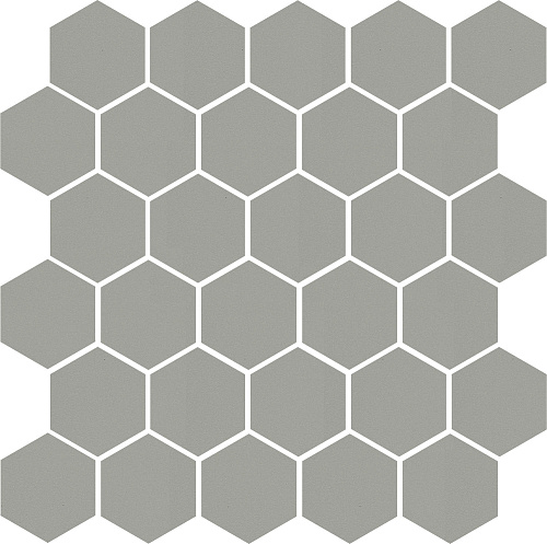 63002 Декор мозаичный Агуста серый светлый натуральный из 30 частей (52х60) 298х297х6,9