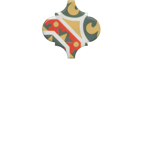OS\A35\65000 Декор Арабески Майолика орнамент глянцевый 65х65х7