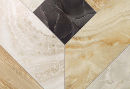 Керамогранит Супернова оникс Куб Лаппато Рет