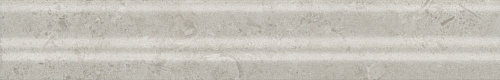 BLC023R Бордюр Багет Карму серый светлый матовый 300х50х19 обрезной