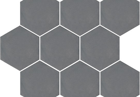 SG1002N Декор мозаичный Тюрен серый темный матовый из 9 частей 120х104 372х306х7