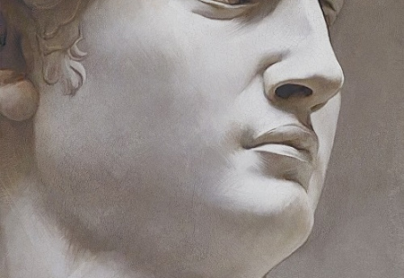 Керамогранит Kerama Marazzi Давид и Венера серый 2385х1195х9 Натуральная