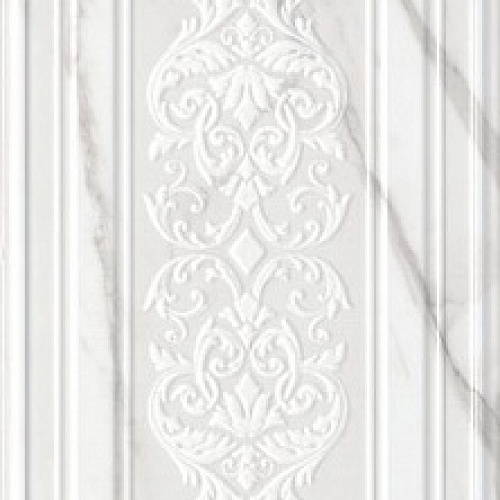14041R\3F Декор Прадо белая панель глянцевая 1200х400х10