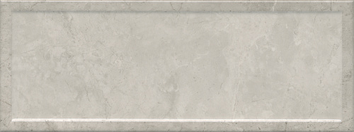 15148 Плитка настенная Монсанту панель серая светлая глянцевая 400х150х9,9