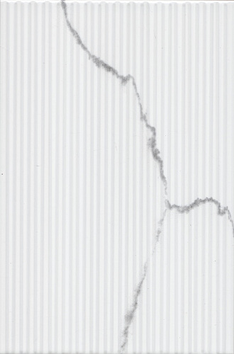 Плитка настенная Мираколи белая глянцевая структура 20х30