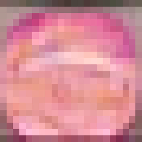 POD007 Карандаш Бисер розовый глянцевый 200х6х11