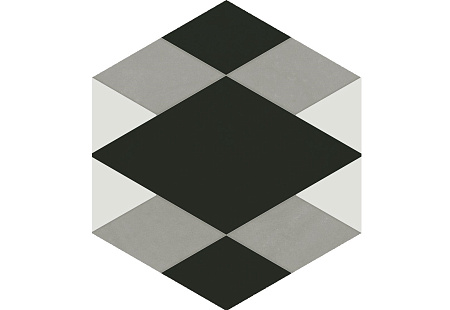 Керамогранит Kerama Marazzi Кальсада черный 120х104х7 матовая мозаичная